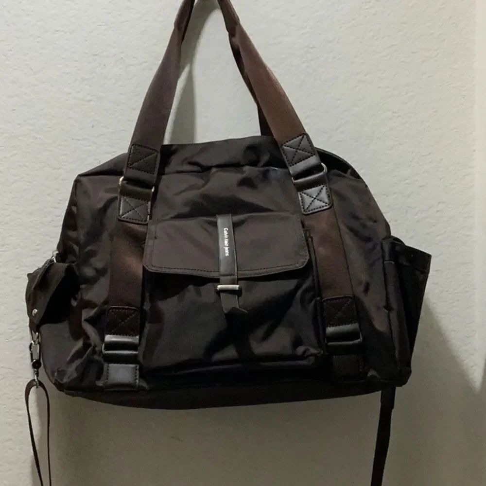 New Calvin Klein Duffel Bag Weekender Bag Brown